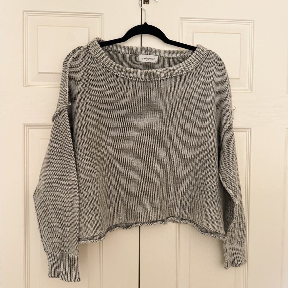 CJLA Gray Women's Sweater